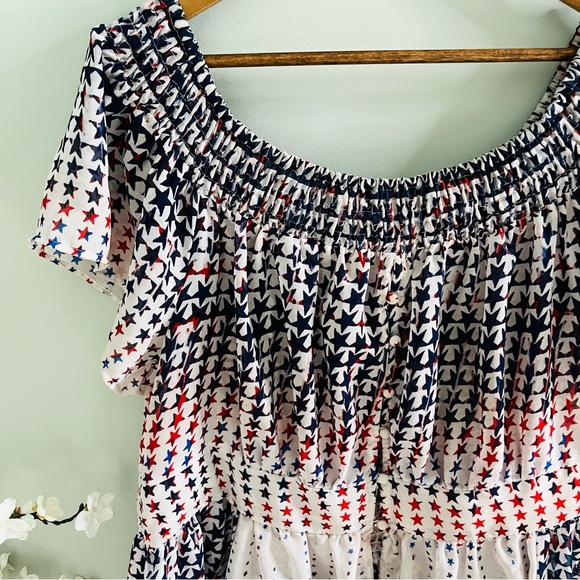 Ashley Stewart Off Shoulder Duster Top Size 18/20 - Picture 4 of 5